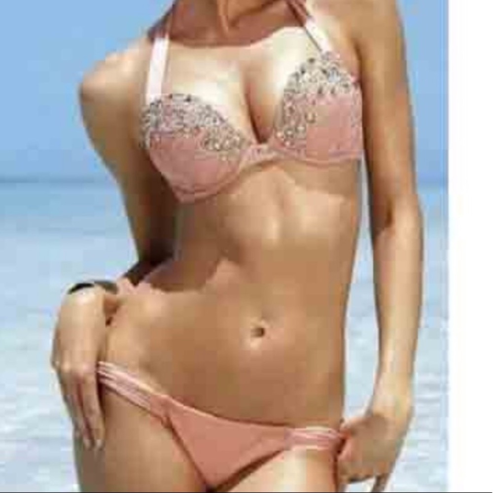 Victoria’s Secret beaded bombshell bikini top